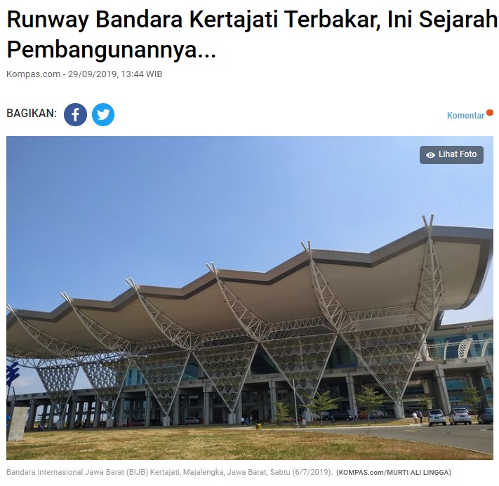 [Cek Fakta] Bandara Kertajati Jawa Barat Melayani Service Sepeda Motor? Ini Faktanya