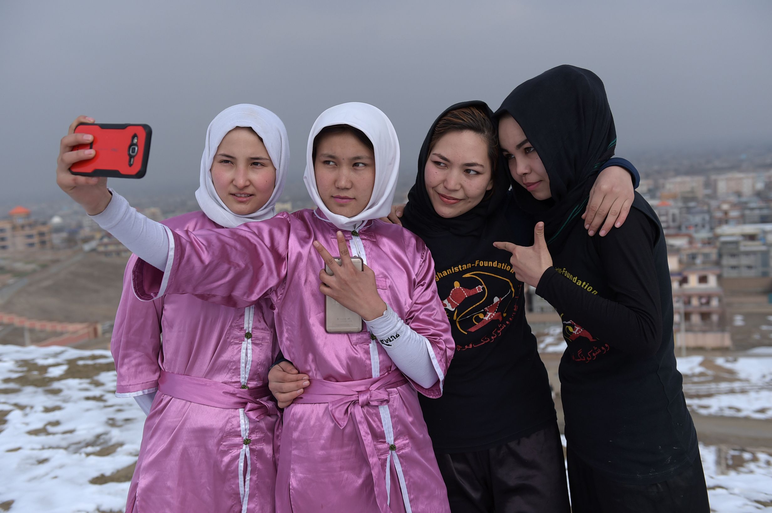 Pendekar Wushu Wanita dari Kabul Unjuk Kebolehan