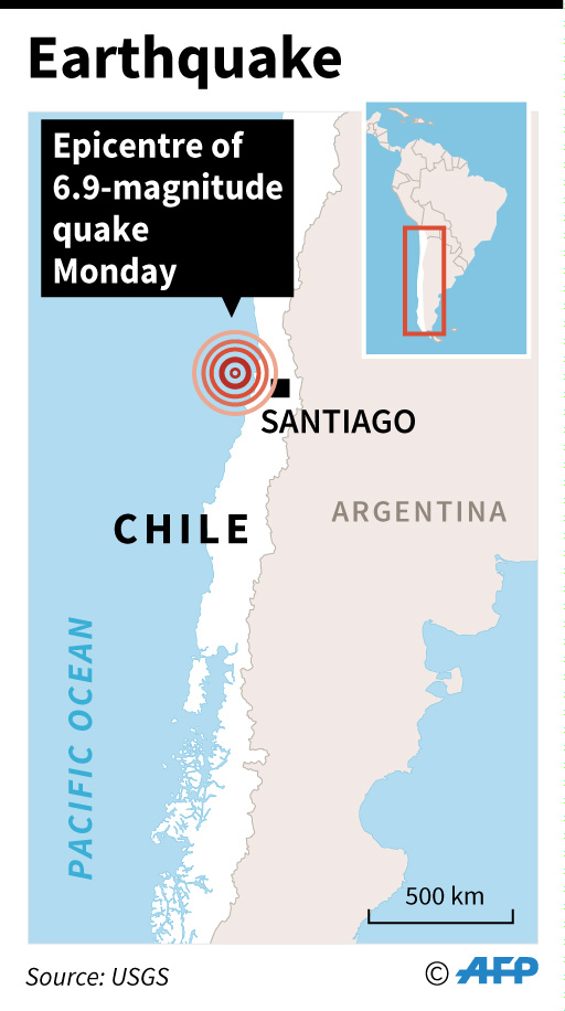Gempa 6,9 SR Guncang Chile, Terasa Hingga Argentina