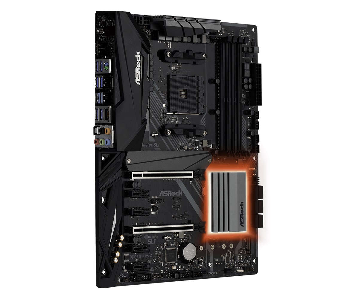 ASRock X470 Master SLI, Sudah Bertenaga Tanpa Dua VGA