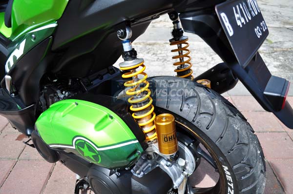 Yamaha Aerox 2017 Green Army Troop