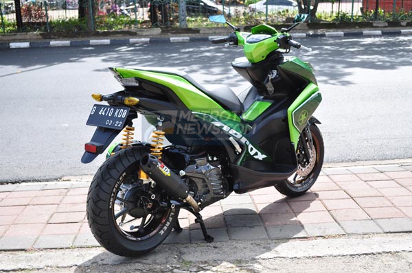 Yamaha Aerox 2017 Green Army Troop