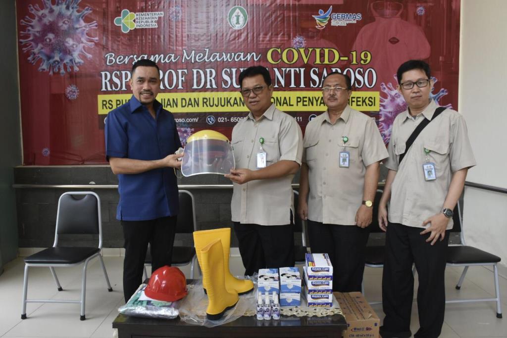 Ahmad Sahroni Salurkan Ribuan APD ke Sejumlah RS di Jakarta