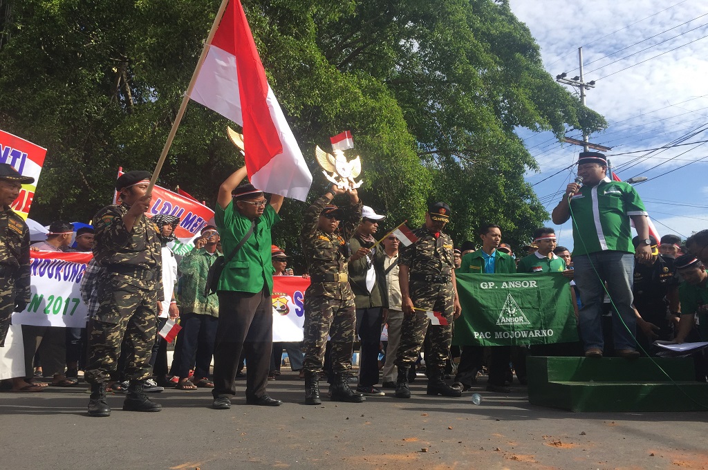 Aksi Damai Bela Perppu Ormas Berlangsung di Malang dan Jombang