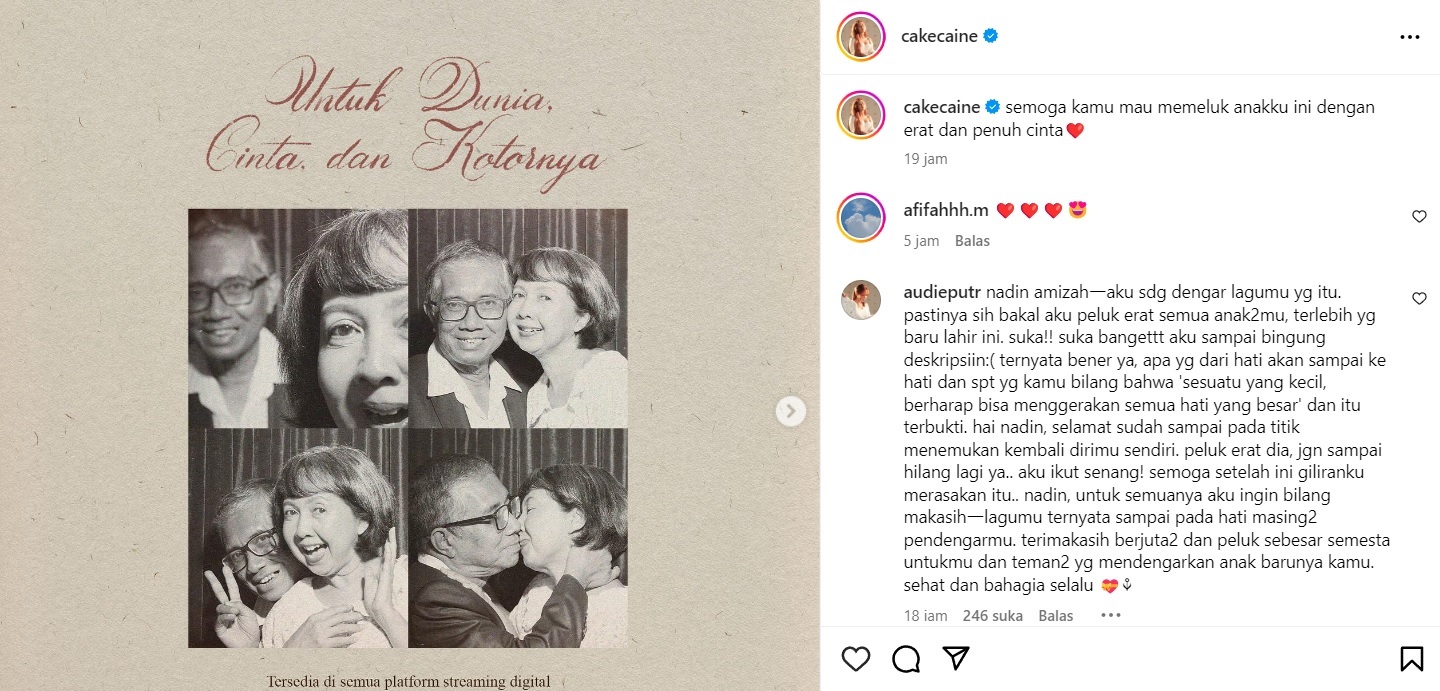 Nadin Amizah Ekspresikan Diri Lewat Album Terbaru ‘Untuk Dunia, Cinta, dan Kotornya’