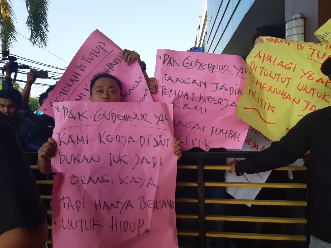 Satpol PP Dihalau Sekuriti Alexis