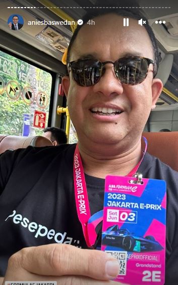 Anies Nonton Formula E 2023 di Grand Stand, Berapa Harga Tiketnya?
