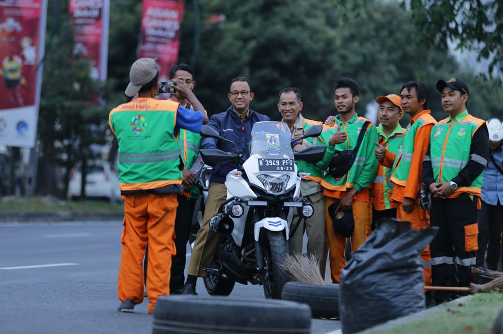 Anies Pantau Asian Games Pakai Kawasaki Versys-X 250 Tourer
