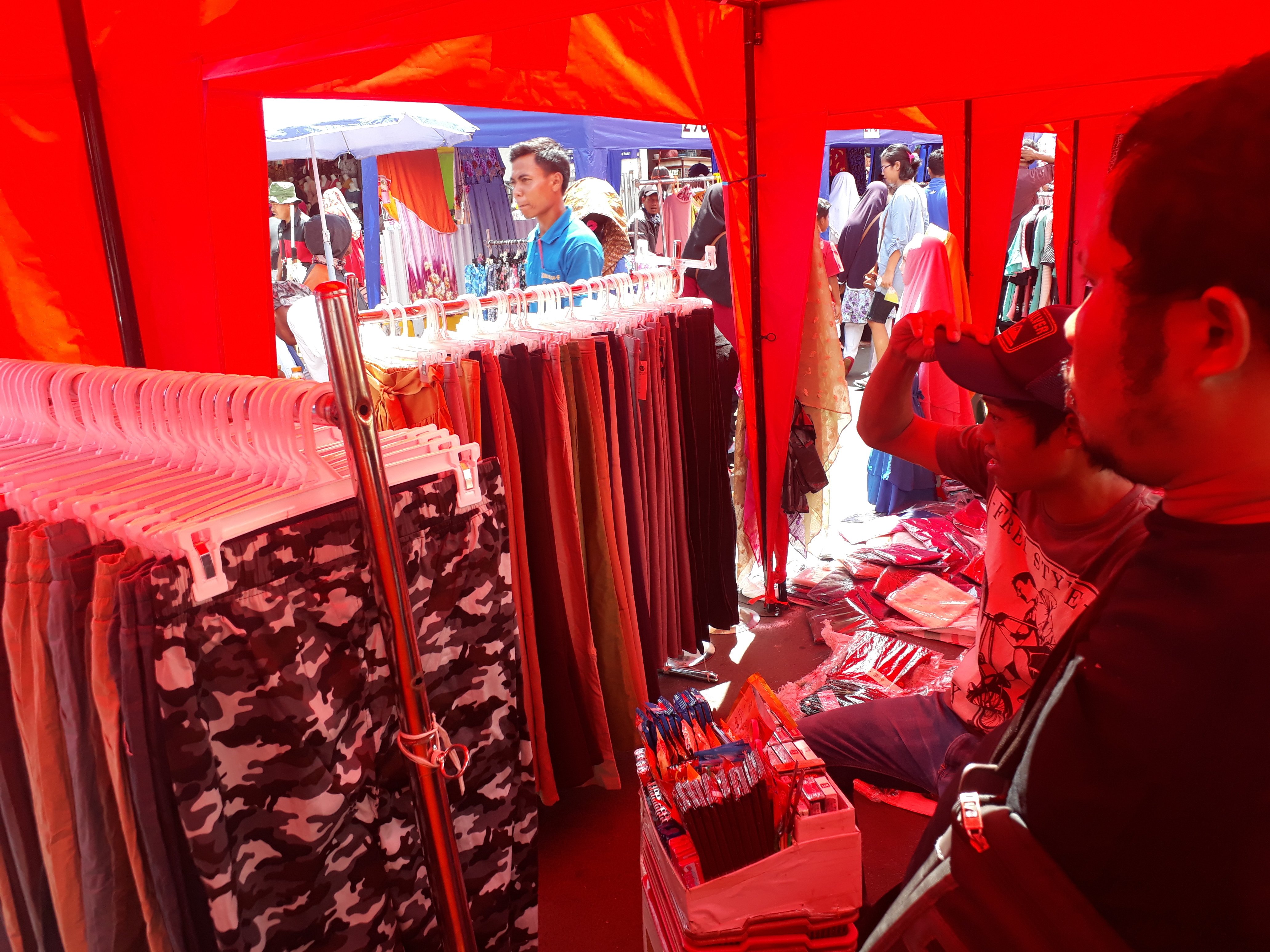 PKL Jati Baru Bersyukur Diberi Lapak Gratis