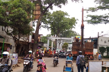 Skywalk Dibangun, Jalan Cihampelas Bandung bakal Ditutup