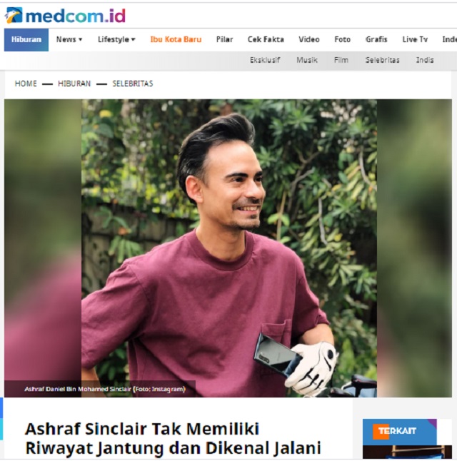 Ashraf Sinclair Meninggal Karena Gerd Dan Asam Lambung Ini Faktanya