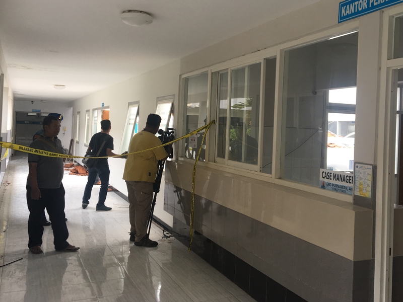 RSAL Dr Ramelan Investigasi Penyebab Atap Ambruk