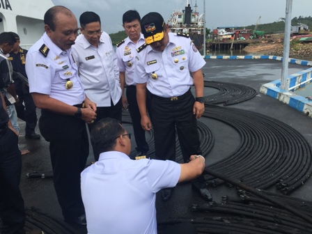 Bakamla Tangkap Sindikat Pencuri Kabel Bawah Laut Batam-Singapura