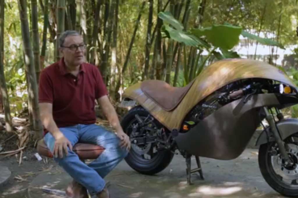 Intip Motor Unik dari Kayu