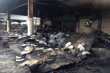 Toko tak Terbakar tapi Barang Dagangan malah Dijarah