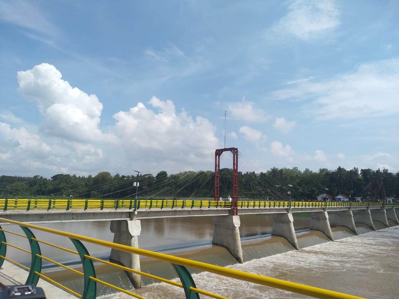 Jokowi Tutup 2019 dengan Resmikan Bendung Kamijoro
