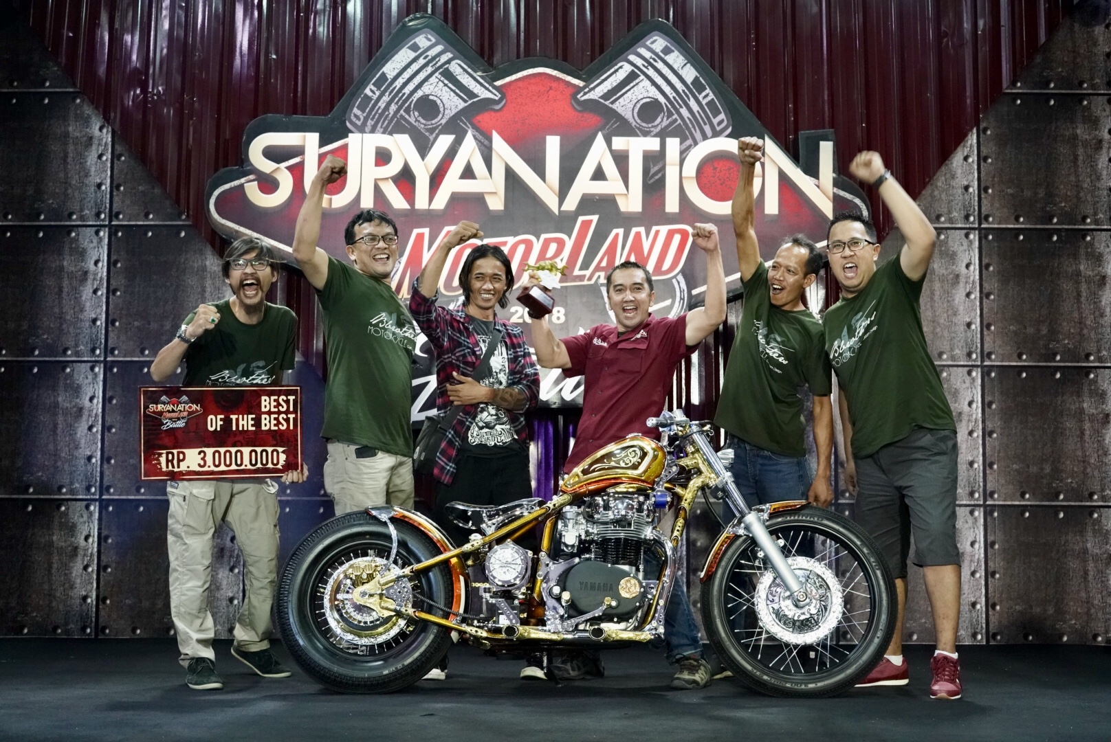 Pesta Pora Builder Motor Kustom di Surabaya