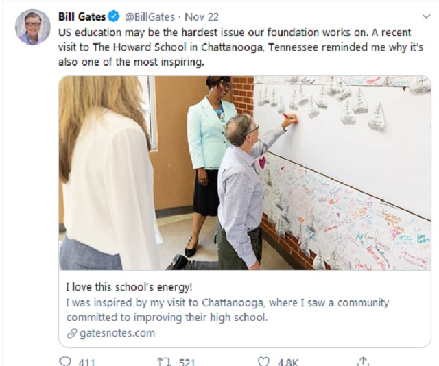 [Cek Fakta] Akun Twitter Bill Gates Berkomentar Kasar Terkait Reuni 212?