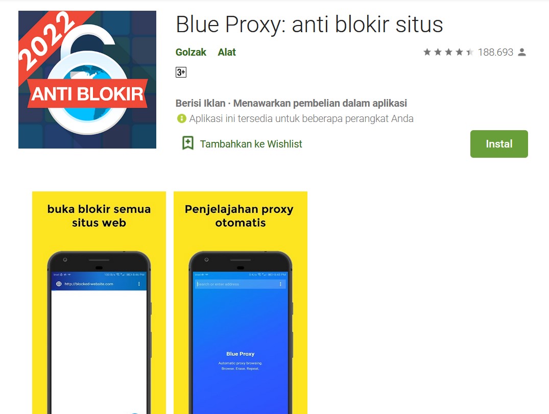 Perambah Blue Proxy