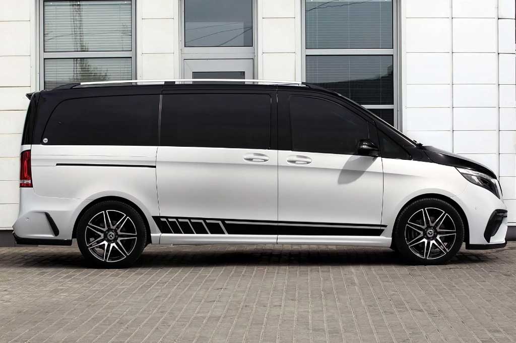 Pasang Body Kit, Bikin Tampang V-Class ini jadi Agresif