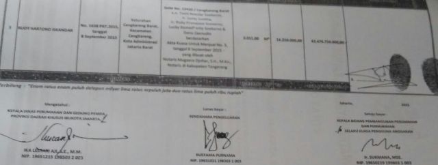 Nama Baru Bermunculan dalam Kasus Sengketa Lahan di Cengkareng