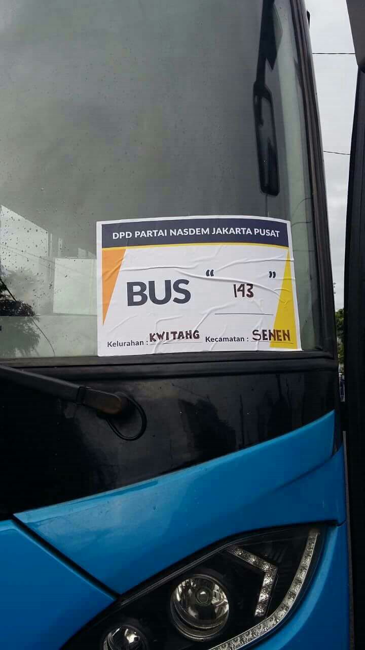 NasDem Klarifikasi soal Bus TransJakarta yang Disewa di Acara #KitaIndonesia