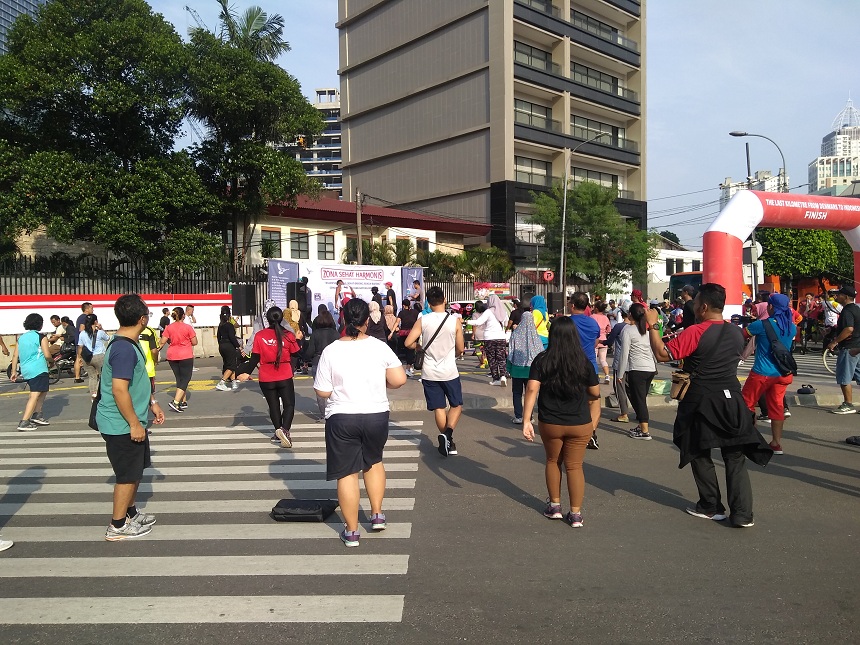 Puasa Tak Menghalangi Masyarakat Olahraga di CFD