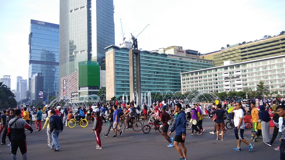 Car Free Day Tetap Ramai di Tengah Isu Korona