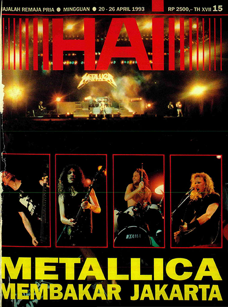 Perjuangan Jimi The Upstairs Tonton Konser Metallica 1993