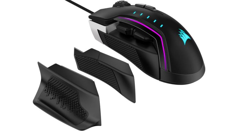Corsair Glaive RGB Pro, Paling Nyaman Bisa Ganti Grip