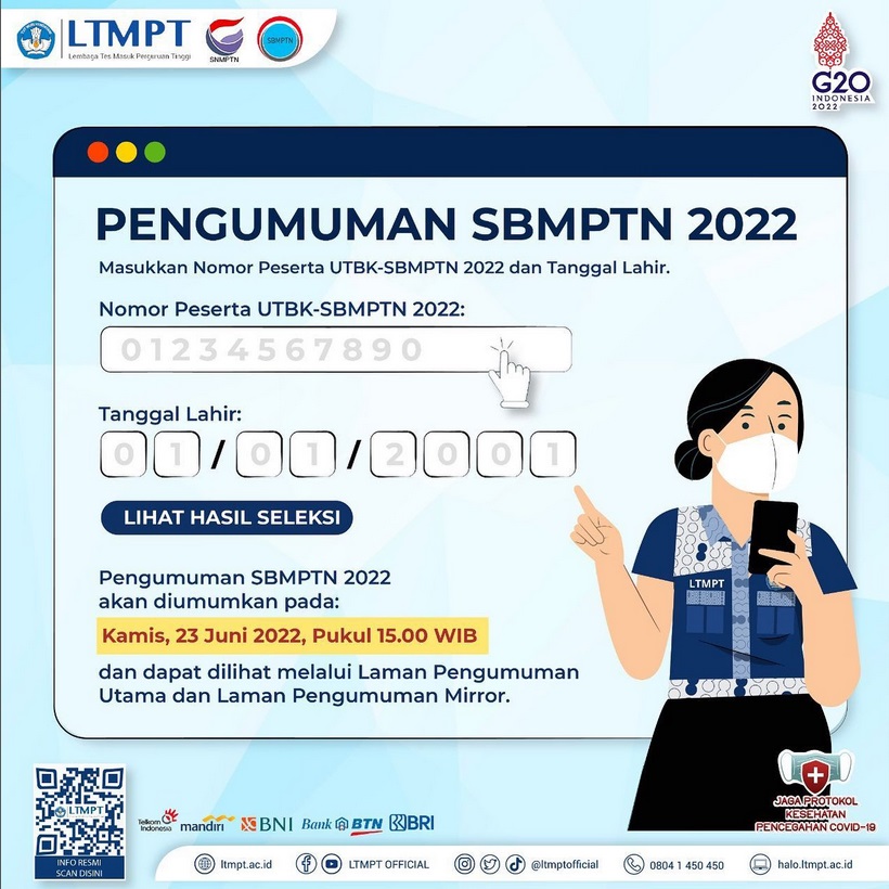 Pengumuman SBMPTN 2022 Pukul 15.00 WIB, Siapkan 3 Hal Ini Sebelum Lihat Hasilnya