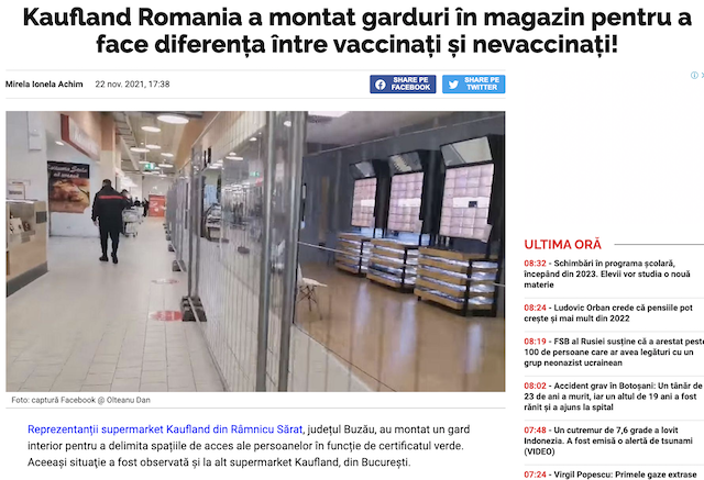 [Cek Fakta] Supermarket di Jerman Pisahkan Pengunjung yang Sudah Divaksin dan Belum Divaksin? Ini Faktanya