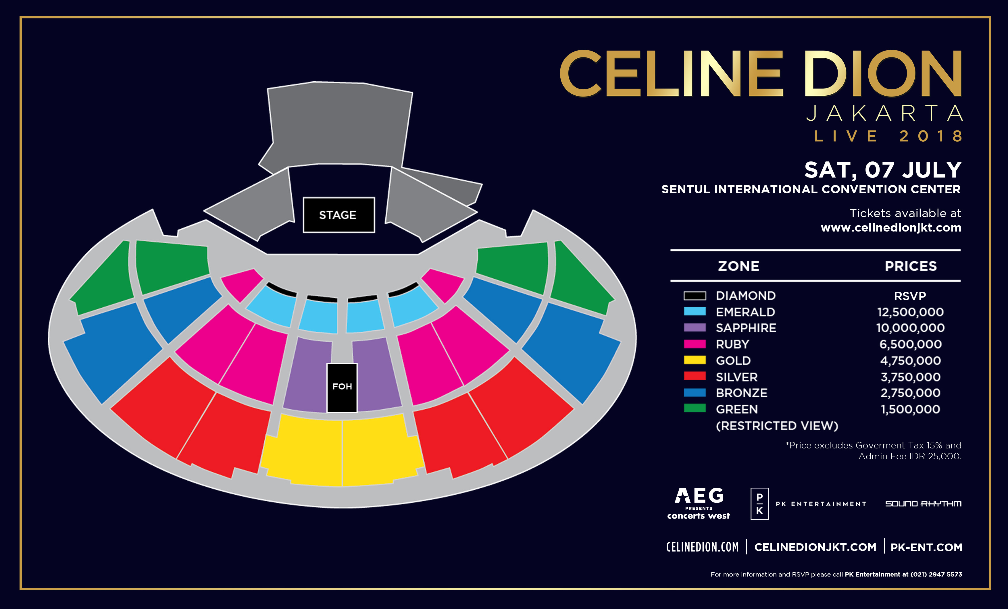 Bocoran Konsep Tata Panggung Konser Celine Dion di Indonesia