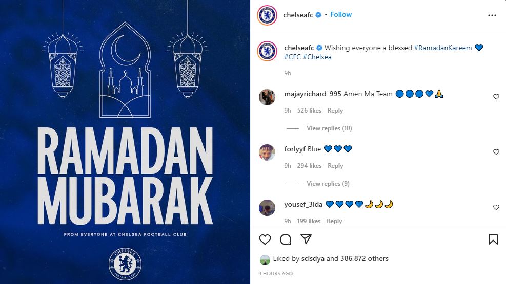 Selamat Puasa, Inilah Ucapan Menyambut Ramadan dari Klub-klub Top Eropa