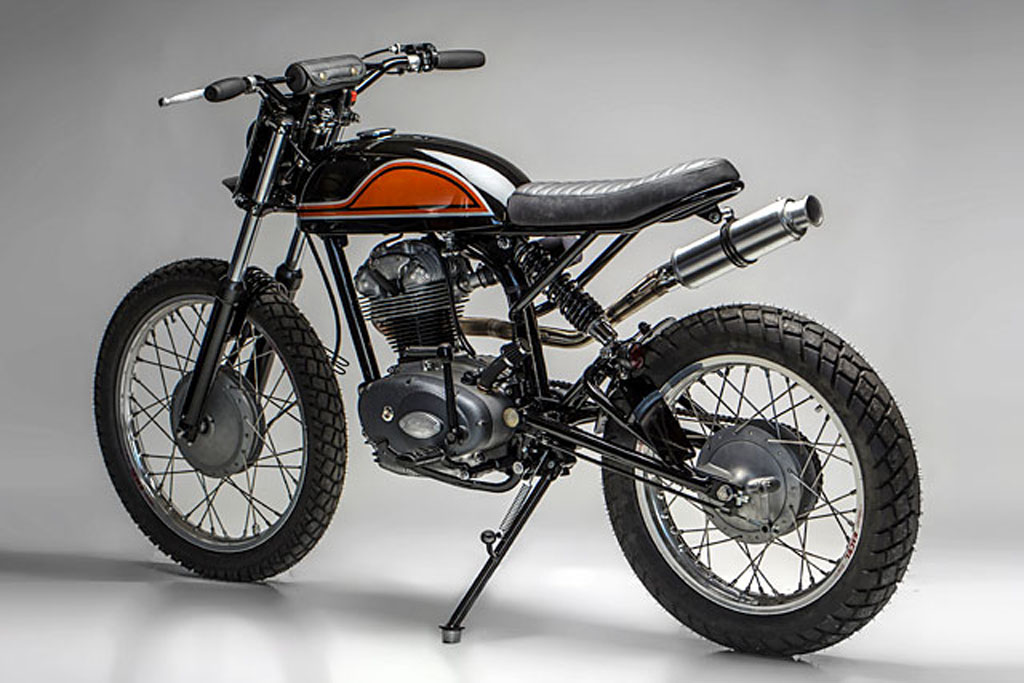 Transformasi Ekstrim Ducati 250 Scrambler jadi Chopper
