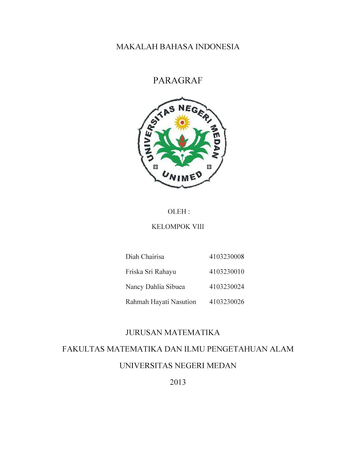 Cara Membuat Cover Makalah Lengkap dengan Contohnya