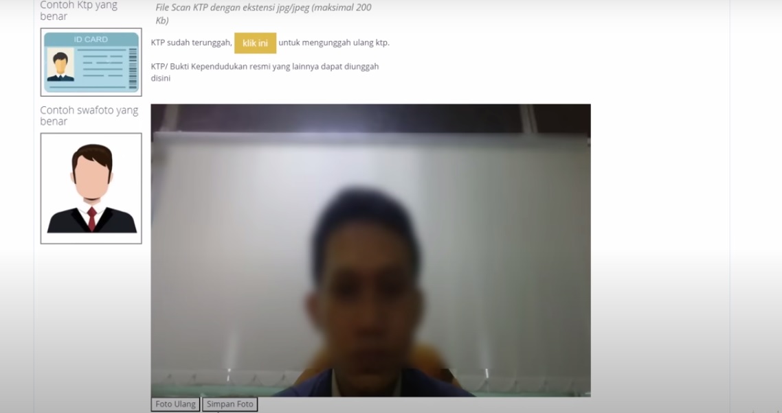 Contoh Swafoto pada Pendaftaran CPNS SSCASN 2023 yang Benar dan Cara Unggah