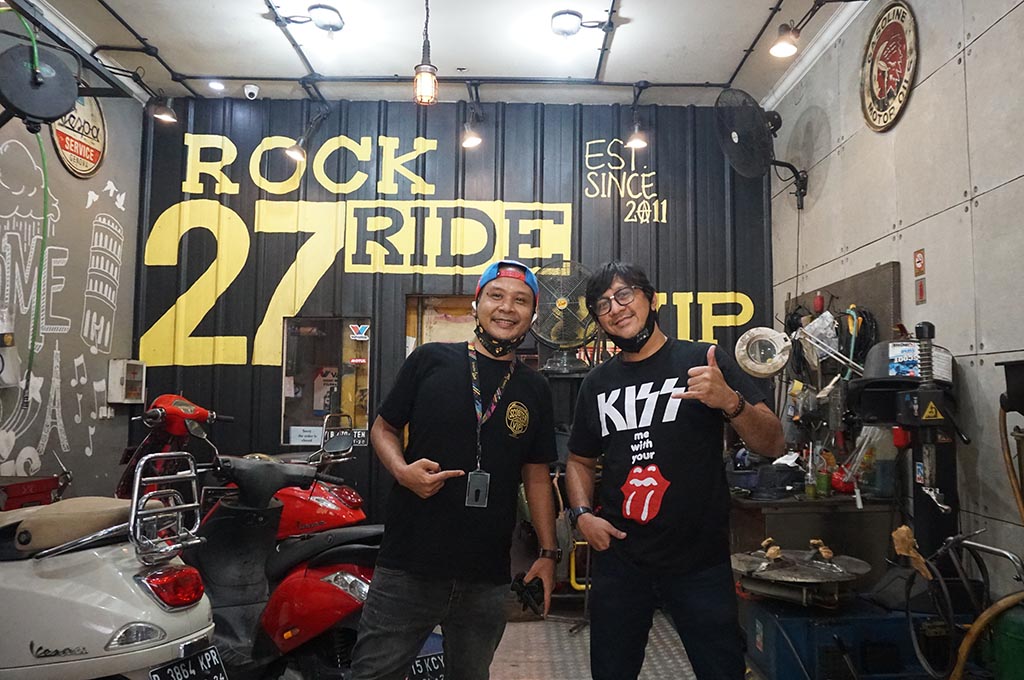 Scooter VIP, Dari Ruang Tamu Jadi Bengkel Langganan Artis