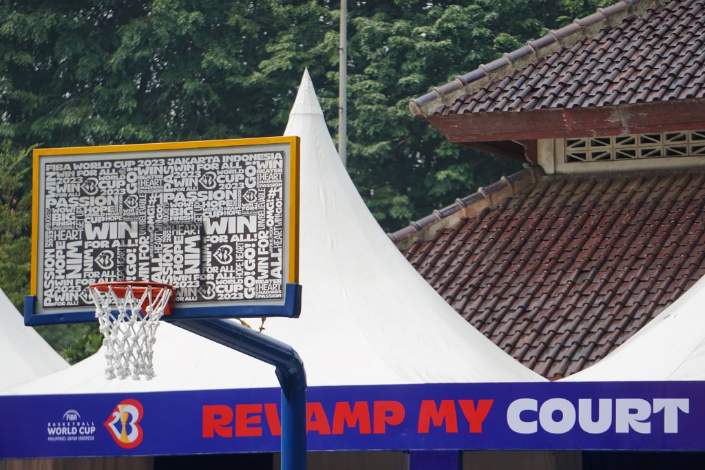 Timnas Basket Putri Meriahkan Peluncuran Revamp My Court di Lapangan Banteng