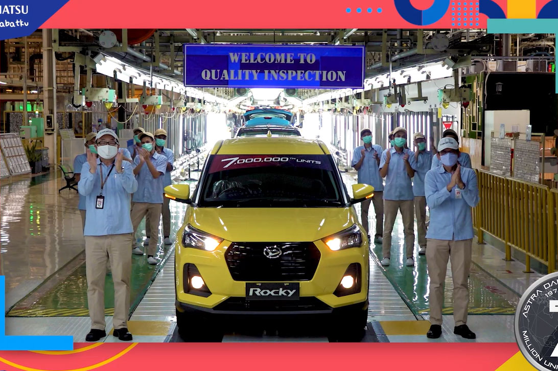 Ini Mobil Ketujuh Juta yang Diproduksi oleh Daihatsu Indonesia