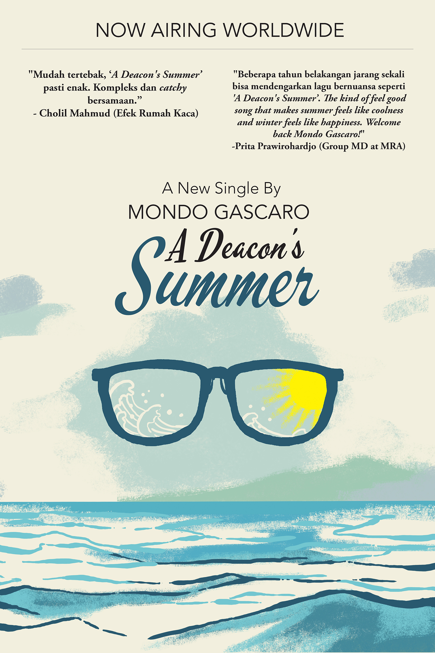 A Deacons Summer, Ekspresi Mondo Gascaro terhadap Hidup