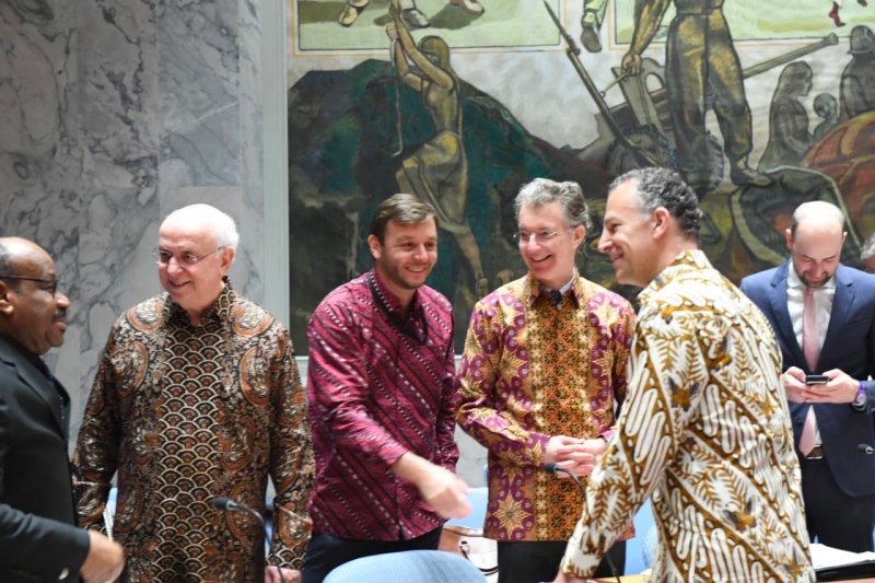 Kemilau Batik Mewarnai Debat Terbuka DK PBB
