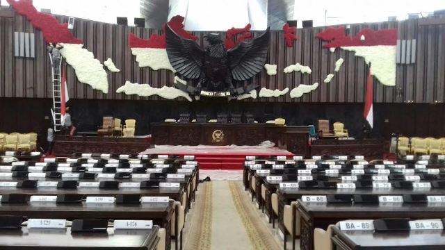 Sambut Sidang Tahunan, DPR RI Suguhkan Dekorasi Berbeda