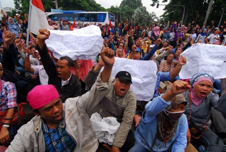 Polisi akan Kawal Buruh Hingga Titik Demo
