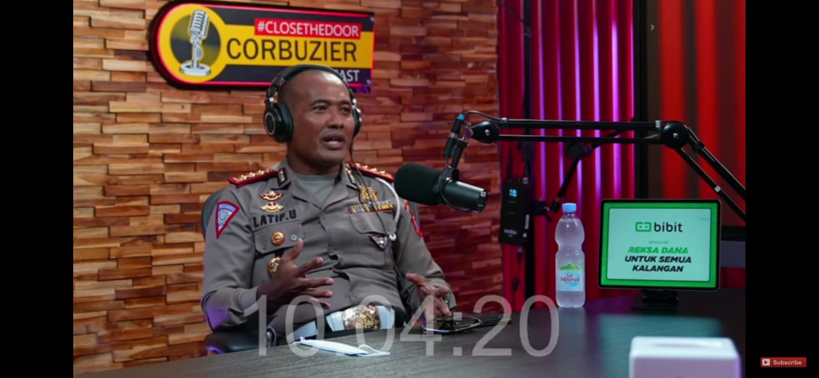Dirlantas Polda Jawa Timur Kombes Pol Latif Usman. Youtube Deddy Corbuzier