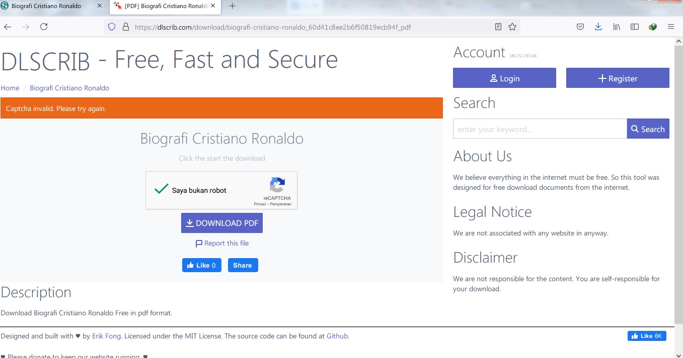 Cara <i>Download</i> File Scribd Gratis, Mudah Tanpa Login