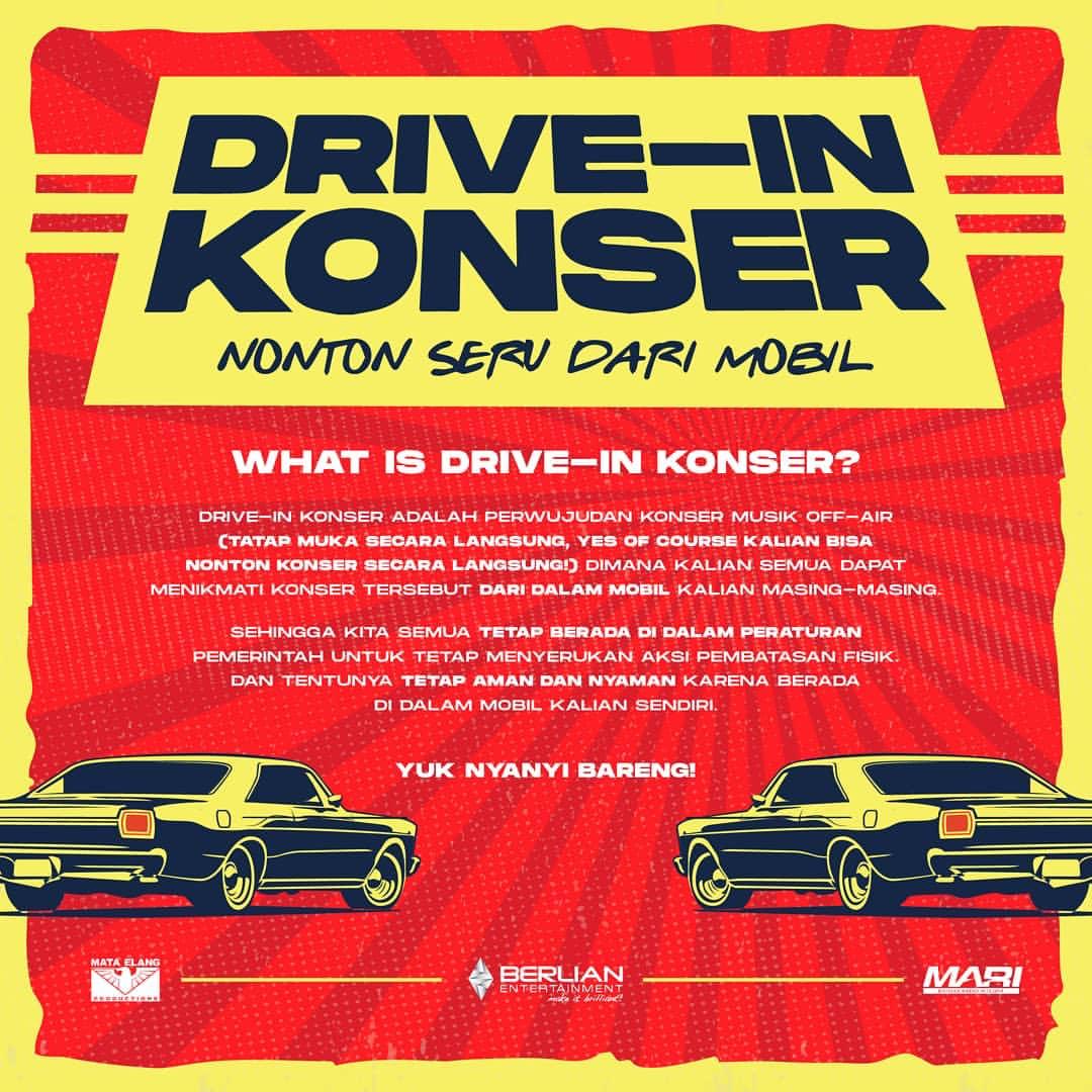 Drive-in Konser Bakal Hadir di Indonesia Agustus 2020