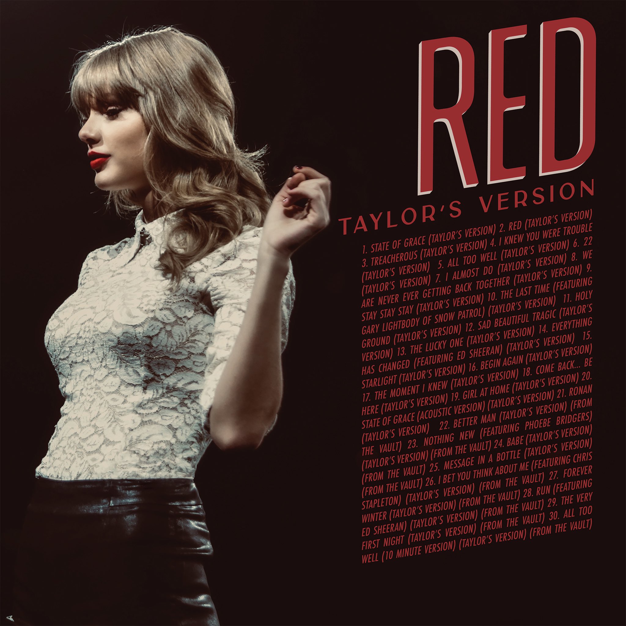 Album Red (Taylor's Swift). Sumber: Twitter @taylorswift13