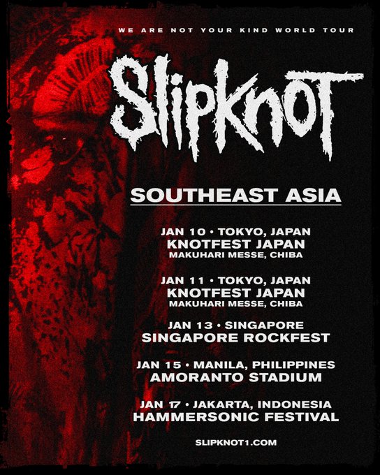 Jadwal Baru Konser Slipknot di Jakarta