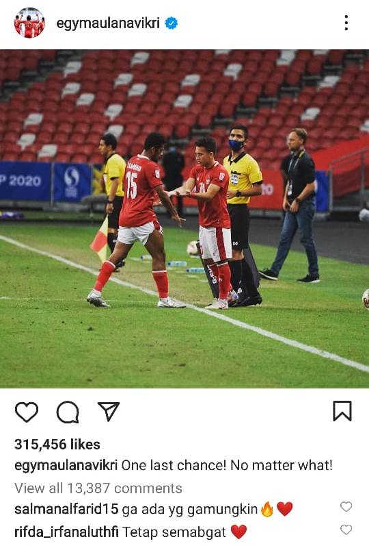 Indonesia Dihajar Thailand, Ini Kata Egy Maulana Vikri